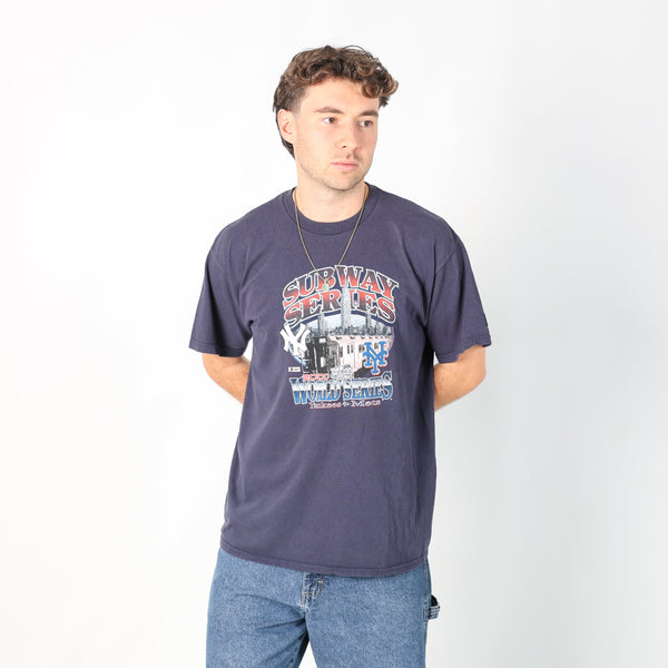 Navy Blue y2ks Puma T-Shirt (XL)